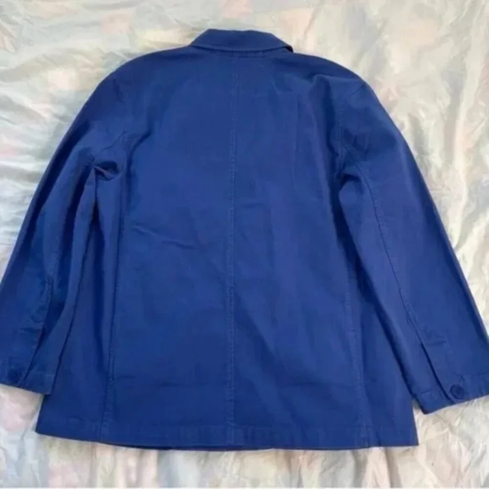 Madewell Crossover Chino Blazer Bluestone Size Large NWT - Picture 2 of 7